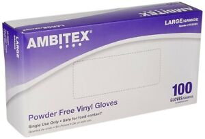 AMBITEX PF LARGE VINYL GLOVES